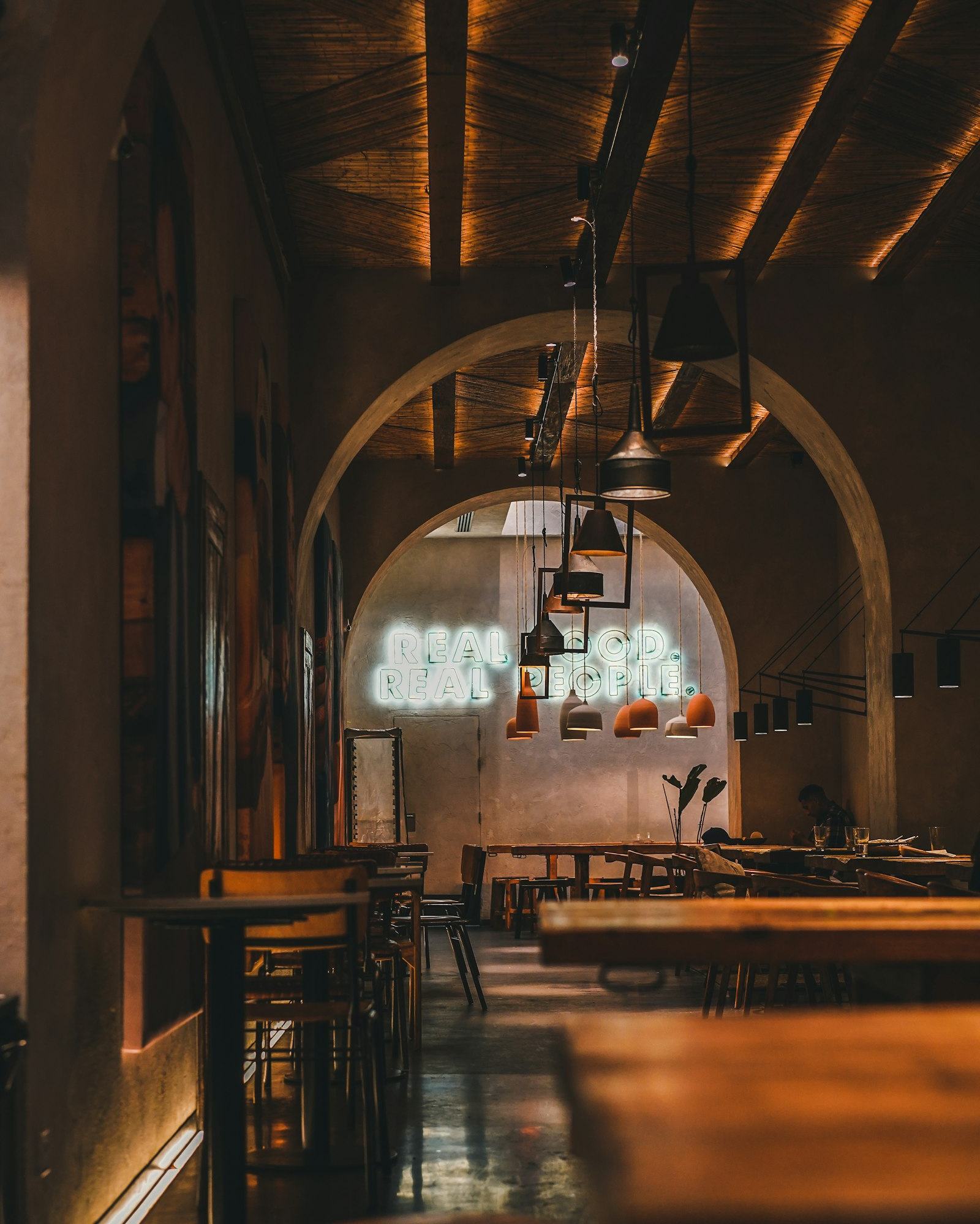 The dining room at Zeytin