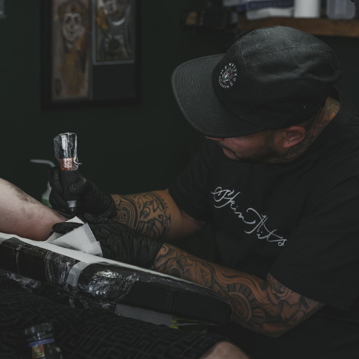 An artist working at Inkwell